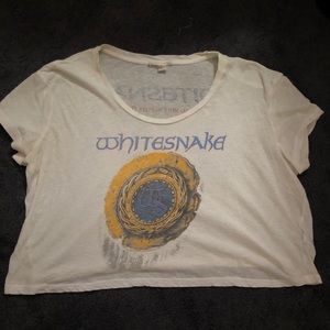 Forever 21 Graphic Cropped Shirt